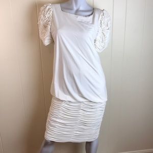 VINTAGE Ivory “Mother of the Bride” Ruffle Dress